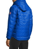 PBI Down-Fill Lodge Hoodie Jacket, Royal Blue