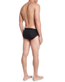 Mesh-Stretch Briefs, Black