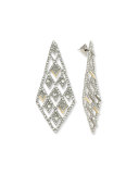 Crystal Lattice Drop Earrings