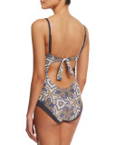 Welcoming Cartagena Reversible One-Piece Swimsuit, Multi Colors