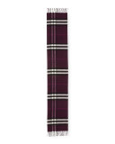 Giant-Check Cashmere Scarf
