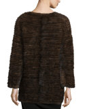 Layered Mink Fur Coat