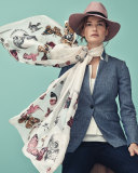 Georgina Felt Fedora Hat, Rose
