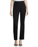 Barrow Straight-Leg Wool Pants, Black