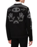 Embellished Tribal Sweatshirt