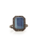 Old World Emerald-Cut Stack Diamond Ring