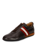 Men's Frenz Leather Low-Top Sneaker, Brown