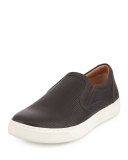 Ace Men's Perforated Leather Skate Sneaker