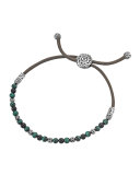 Onyx & Malachite Cord Bracelet