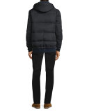 718 Slim-Fit Corduroy Pants, Black