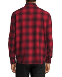 Western Plaid Long-Sleeve Shirt