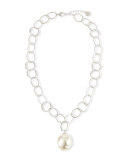 Baroque Pearl Pendant Necklace, 16"