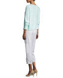 Scoop-Neck Long Slim Tank