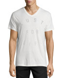 Lust for Life V-Neck T-Shirt, White