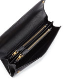Saffiano Flap Travel Wallet, Black (Nero)