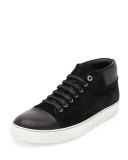 Captoe High-Top Sneaker, Black