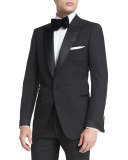 Buckley Base Peak-Lapel Tuxedo, Black