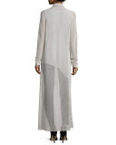 Washable Merino Wool Maxi Cardigan