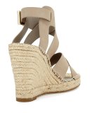 Kaelyn Crisscross Wedge Espadrille Sandal