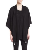 Scoop-Neck Fitted Tank, Black