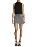 Utility Pocket Mini Skirt, Moss