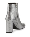 Babies Metallic 90mm Ankle Boot, Gray