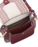 Hudson Small Leather Shoulder Bag, Black