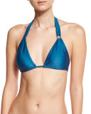 Bia Solid Swim Top, Blue (Available in Extended Cup Size) 