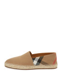Men's Pateman Canvas Check Espadrille, Classic Check
