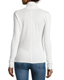 Base Turtleneck Top, Bright White