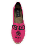 Logo Canvas Espadrille Flat