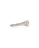 Estate Art Deco Diamond Box Engagement Ring, Size 6