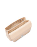 Leather Chain-Strap Flap Bag, Cordage
