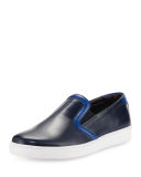 Colorblock Leather Skate Sneaker