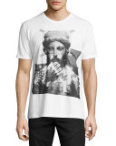 Tattooed Statue Graphic T-Shirt, White