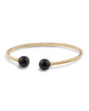Solari 18K Gold & Onyx Cuff Bracelet