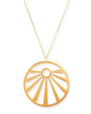 Ray Cutout Pendant Necklace