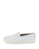 Blair 5 Perforated Slip-On Sneaker, White