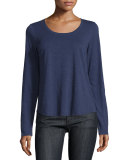 Long-Sleeve Organic Slub Jersey Tee 