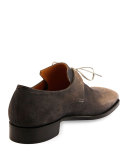 Arca Suede Lace-Up Shoe, Dark Brown