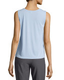 Stretch Silk Jersey Tank