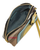 Small House Check Pop Elements Beauty Pouch, Pale Opal