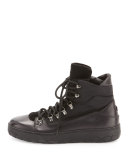 Winter Shearling-Tongue Boot, Black
