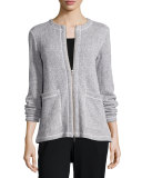 Twisted Two-Zip Short Jacket