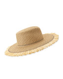 Havana Boater Hat, Peanut