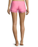 Butter Lace-Trimmed Lounge Shorts