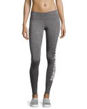 Collegiate Logo Leggings, Gray