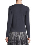 Knit Blazer Cardigan, Japanese Violet