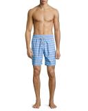 Guillauche Ball Printed Swim Trunks, Blue