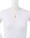Amulet Hue Sliced Diamond Pendant Necklace